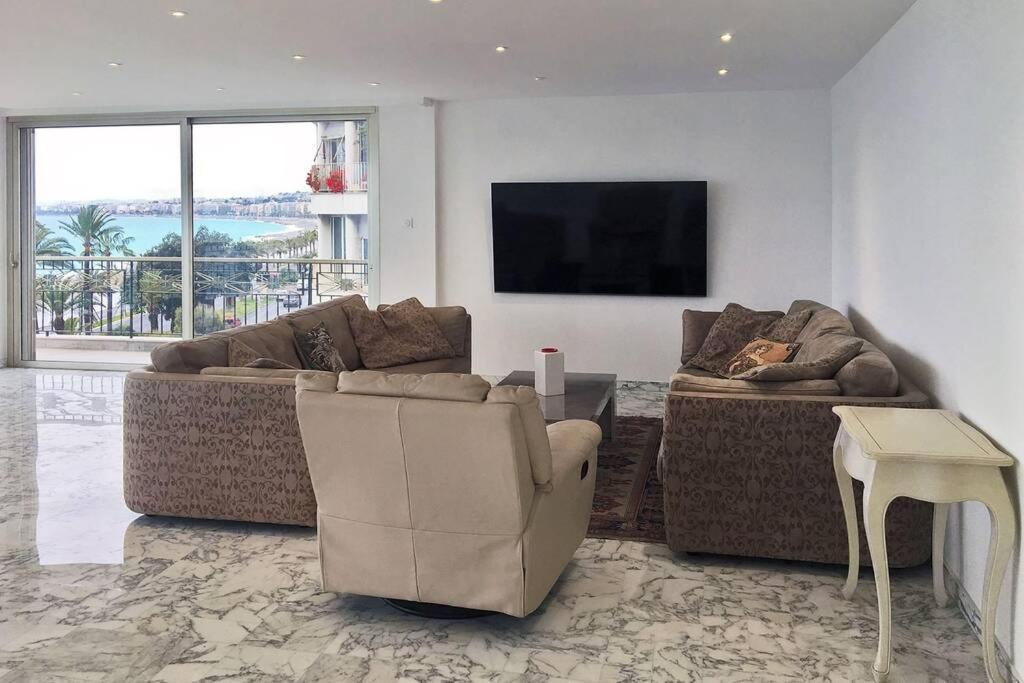 Promenade Des Anglais Amazing Sea View 140M2 3Br Nice Dış mekan fotoğraf